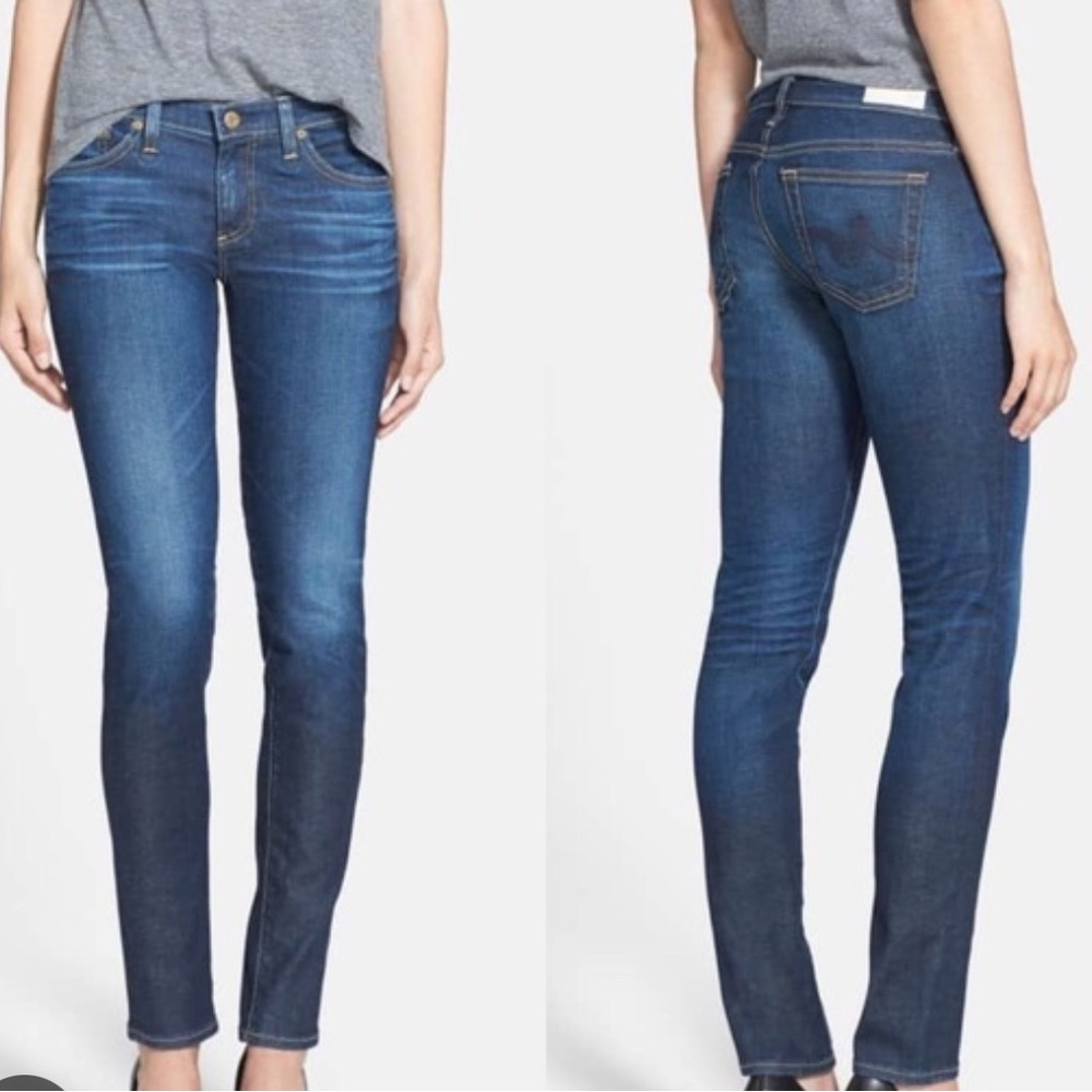 AG Stilt Cigarette Jeans Fall Style by Glamour Magazine